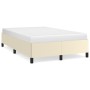 Estructura de cama de cuero sintético color crema 120x200 cm de vidaXL, Camas y somieres - Ref: Foro24-347241, Precio: 101,36...