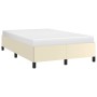 Estructura de cama de cuero sintético color crema 120x200 cm de vidaXL, Camas y somieres - Ref: Foro24-347241, Precio: 101,36...