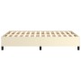 Estructura de cama de cuero sintético color crema 120x200 cm de vidaXL, Camas y somieres - Ref: Foro24-347241, Precio: 101,36...