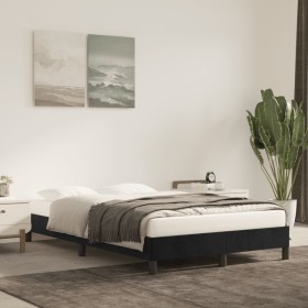 Estructura de cama de terciopelo negro 120x200 cm de vidaXL, Camas y somieres - Ref: Foro24-346966, Precio: 98,88 €, Descuent...
