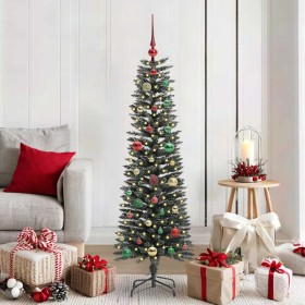 Árbol de Navidad artificial Verde 150 cm PVC, Plástico y Acero en Decoración Festiva y Estacional | Comprar online en Foru.es