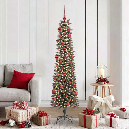Árbol de Navidad artificial Verde 180 cm PVC, Plástico y Acero en Decoración Festiva y Estacional | Comprar online en Foru.es