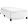 Estructura de cama de cuero sintético blanco 100x200 cm de vidaXL, Camas y somieres - Ref: Foro24-347234, Precio: 86,15 €, De...