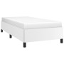 Estructura de cama de cuero sintético blanco 100x200 cm de vidaXL, Camas y somieres - Ref: Foro24-347234, Precio: 86,15 €, De...