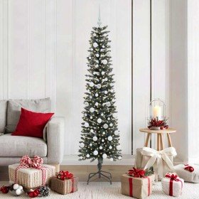 Árbol de Navidad artificial Verde 180 cm PVC, Plástico y Acero en Decoración Festiva y Estacional | Comprar online en Foru.es