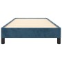Estructura de cama de terciopelo azul 90x200 cm de vidaXL, Camas y somieres - Ref: Foro24-346956, Precio: 79,09 €, Descuento: %