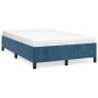 Estructura de cama de terciopelo azul 120x200 cm de vidaXL, Camas y somieres - Ref: Foro24-347316, Precio: 117,61 €, Descuent...