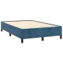 Estructura de cama de terciopelo azul 120x200 cm de vidaXL, Camas y somieres - Ref: Foro24-347316, Precio: 117,61 €, Descuent...