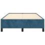 Estructura de cama de terciopelo azul 120x200 cm de vidaXL, Camas y somieres - Ref: Foro24-347316, Precio: 117,61 €, Descuent...