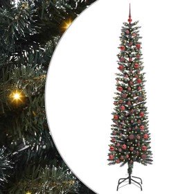 Árbol de Navidad artificial Verde 210 cm PVC, Plástico y Acero en Decoración Festiva y Estacional | Comprar online en Foru.es