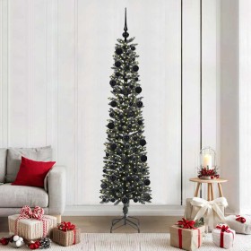 Árbol de Navidad artificial Verde 210 cm PVC, Plástico y Acero en Decoración Festiva y Estacional | Comprar online en Foru.es