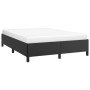Estructura de cama de cuero sintético negro 140x190 cm de vidaXL, Camas y somieres - Ref: Foro24-347245, Precio: 111,95 €, De...