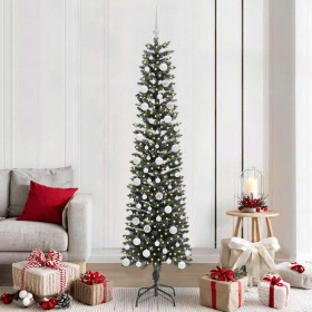 Árbol de Navidad artificial Verde 210 cm PVC, Plástico y Acero en Decoración Festiva y Estacional | Comprar online en Foru.es