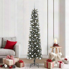 Árbol de Navidad artificial Verde 210 cm PVC, Plástico y Acero en Decoración Festiva y Estacional | Comprar online en Foru.es