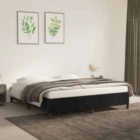 Light gray velvet bed frame 160x200 cm by vidaXL, Beds and slatted bases - Ref: Foro24-347332, Price: 136,90 €, Discount: %