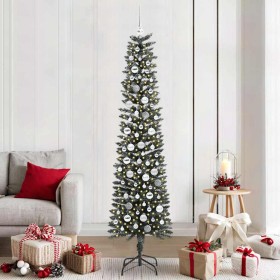 Árbol de Navidad artificial Verde 210 cm PVC, Plástico y Acero en Decoración Festiva y Estacional | Comprar online en Foru.es
