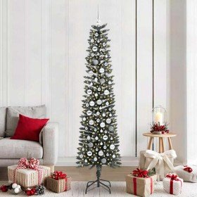Árbol de Navidad artificial Verde 210 cm PVC, Plástico y Acero en Decoración Festiva y Estacional | Comprar online en Foru.es