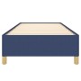 Estructura de cama de tela azul 90x200 cm de vidaXL, Camas y somieres - Ref: Foro24-347139, Precio: 115,11 €, Descuento: %