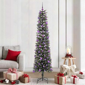 Árbol de Navidad artificial Verde 210 cm PVC, Plástico y Acero en Decoración Festiva y Estacional | Comprar online en Foru.es