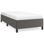 Estructura de cama de cuero sintético gris 90x200 cm de vidaXL, Camas y somieres - Ref: Foro24-347231, Precio: 91,86 €, Descu...