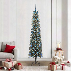 Árbol de Navidad artificial Verde 210 cm PVC, Plástico y Acero en Decoración Festiva y Estacional | Comprar online en Foru.es