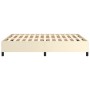 Estructura de cama de cuero sintético color crema 140x200 cm de vidaXL, Camas y somieres - Ref: Foro24-347253, Precio: 104,47...