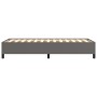 Estructura de cama de cuero sintético gris 90x200 cm de vidaXL, Camas y somieres - Ref: Foro24-347231, Precio: 91,86 €, Descu...