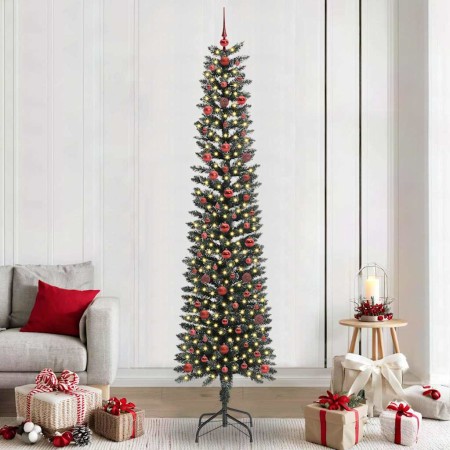Árbol de Navidad artificial Verde 240 cm PVC, Plástico y Acero en Decoración Festiva y Estacional | Comprar online en Foru.es