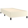 Estructura de cama de cuero sintético color crema 100x200 cm de vidaXL, Camas y somieres - Ref: Foro24-347235, Precio: 75,30 ...