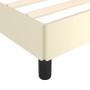 Estructura de cama de cuero sintético color crema 100x200 cm de vidaXL, Camas y somieres - Ref: Foro24-347235, Precio: 75,30 ...