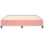 Estructura de cama de terciopelo rosa 160x200 cm de vidaXL, Camas y somieres - Ref: Foro24-347335, Precio: 144,01 €, Descuent...