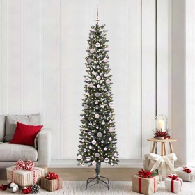 Árbol de Navidad artificial Verde 240 cm PVC, Plástico y Acero en Decoración Festiva y Estacional | Comprar online en Foru.es