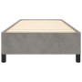 Estructura de cama de terciopelo gris claro 100x200 cm de vidaXL, Camas y somieres - Ref: Foro24-347306, Precio: 77,59 €, Des...