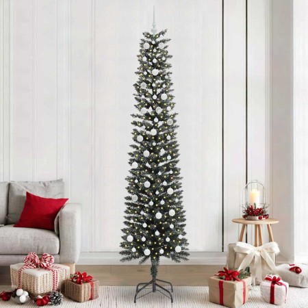 Árbol de Navidad artificial Verde 240 cm PVC, Plástico y Acero en Decoración Festiva y Estacional | Comprar online en Foru.es