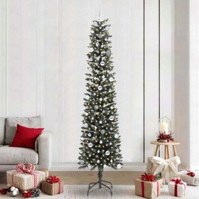Árbol de Navidad artificial Verde 240 cm PVC, Plástico y Acero en Decoración Festiva y Estacional | Comprar online en Foru.es