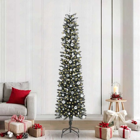 Árbol de Navidad artificial Verde 240 cm PVC, Plástico y Acero en Decoración Festiva y Estacional | Comprar online en Foru.es