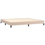 Estructura de cama de cuero sintético capuchino 200x200 cm de vidaXL, Camas y somieres - Ref: Foro24-346927, Precio: 124,32 €...