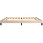 Estructura de cama de cuero sintético capuchino 200x200 cm de vidaXL, Camas y somieres - Ref: Foro24-346927, Precio: 124,32 €...