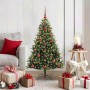 Árbol de Navidad Artificial Articulado 150 LEDs Verde 120 cm en Decoración Festiva y Estacional | Comprar online en Foru.es