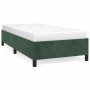 Estructura de cama de terciopelo verde 90x190 cm de vidaXL, Camas y somieres - Ref: Foro24-347297, Precio: 87,99 €, Descuento: %
