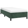 Estructura de cama de terciopelo verde 90x190 cm de vidaXL, Camas y somieres - Ref: Foro24-347297, Precio: 87,99 €, Descuento: %