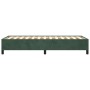 Estructura de cama de terciopelo verde 90x190 cm de vidaXL, Camas y somieres - Ref: Foro24-347297, Precio: 87,99 €, Descuento: %