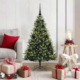 Árbol de Navidad Artificial Articulado 150 LEDs Verde 120 cm en Decoración Festiva y Estacional | Comprar online en Foru.es