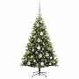 Árbol de Navidad Artificial Articulado 150 LEDs Verde 120 cm en Decoración Festiva y Estacional | Comprar online en Foru.es