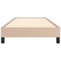 Estructura de cama de cuero sintético capuchino 100x200 cm de vidaXL, Camas y somieres - Ref: Foro24-346891, Precio: 92,95 €,...