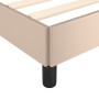 Estructura de cama de cuero sintético capuchino 100x200 cm de vidaXL, Camas y somieres - Ref: Foro24-346891, Precio: 92,95 €,...
