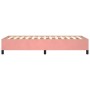 Estructura de cama de terciopelo rosa 100x200 cm de vidaXL, Camas y somieres - Ref: Foro24-347311, Precio: 83,43 €, Descuento: %