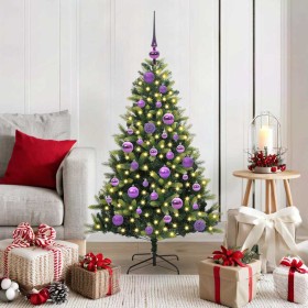 Árbol de Navidad Artificial Articulado 150 LEDs Verde 120 cm en Decoración Festiva y Estacional | Comprar online en Foru.es