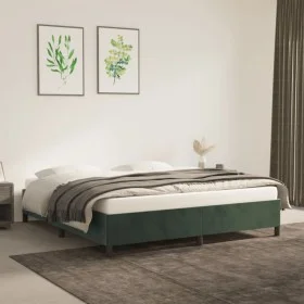 Green velvet bed frame 180x200 cm by vidaXL, Beds and slatted bases - Ref: Foro24-347339, Price: 161,38 €, Discount: %