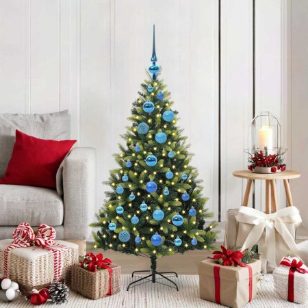 Árbol de Navidad Artificial Articulado 150 LEDs Verde 120 cm en Decoración Festiva y Estacional | Comprar online en Foru.es
